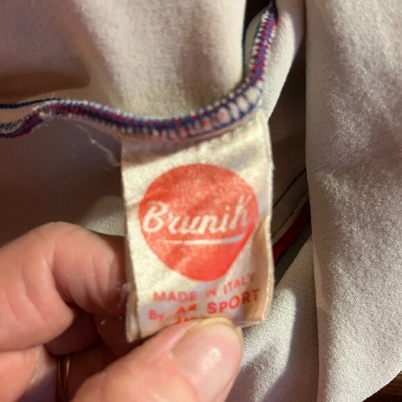 Vintage 90's Rare Brunik By AB Sport Men's Red/Blue Racing Jacket Sz 52 - Picture 10 of 15